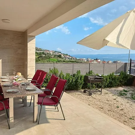 Modern Villa With Jacuzzi, Beautiful Sea View, Near Split! Villa 36A Podstrana Exterior photo
